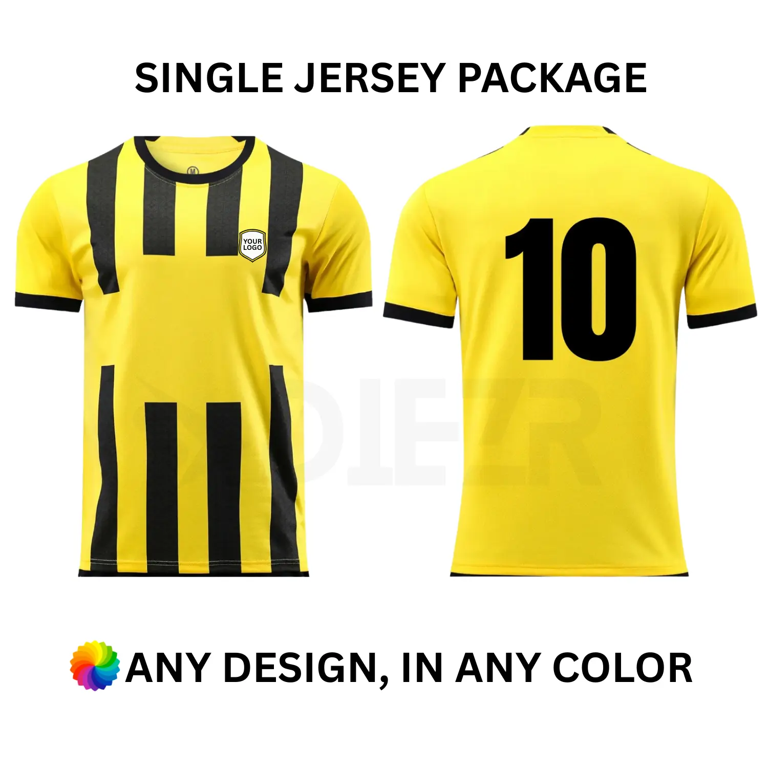 single jersey soccer package