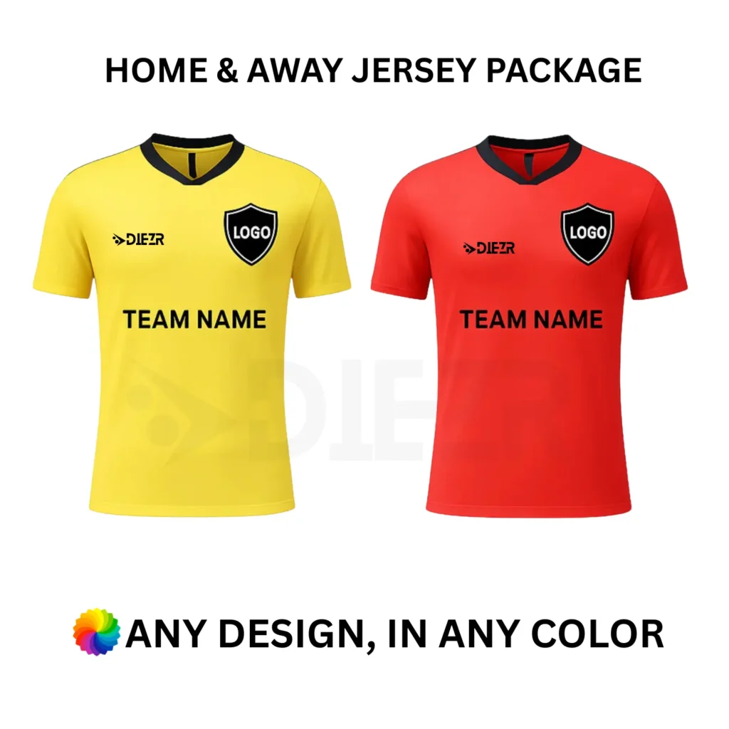 Home & Away Single Jersey Soccer Package