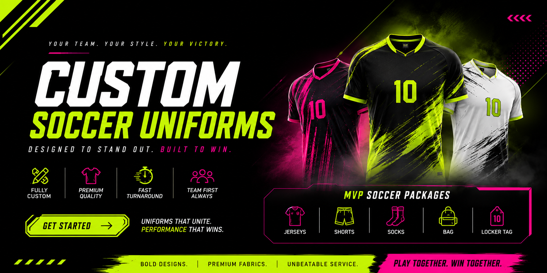 soccer uniform manufacturer